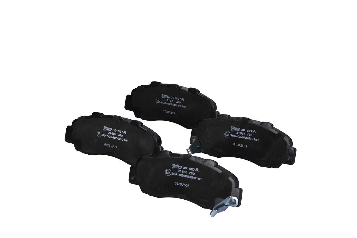 Jeu de 4 plaquettes de frein VALEO ref. 301627A